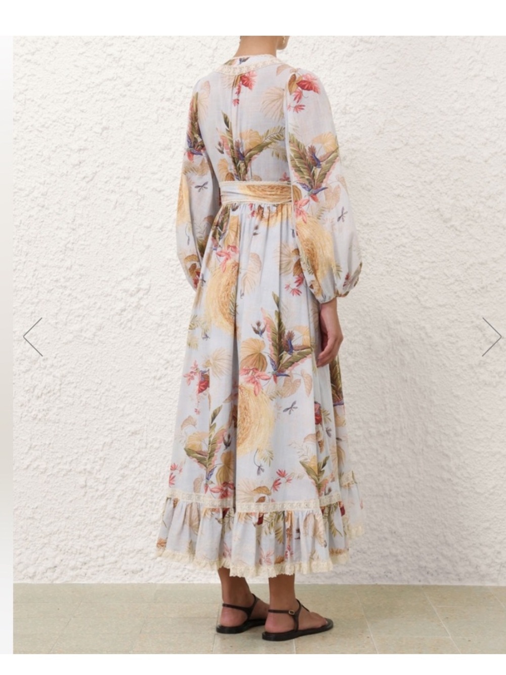 Zimmermann Ascension Frill Maxi Dress - size 2 - Picture 2 of 10